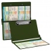 WhiteCoat Clipboard® - Army Green Ovarian/Adnexal Sonography Edition